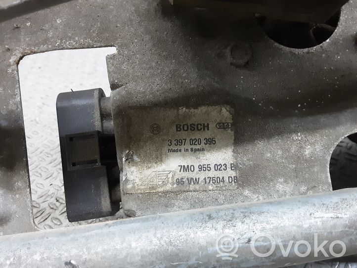 Ford Galaxy Tringlerie et moteur d'essuie-glace avant 7M0955023B
