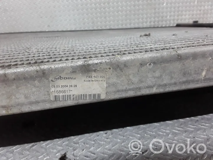 Volkswagen Sharan Radiatore intercooler 7M3145804