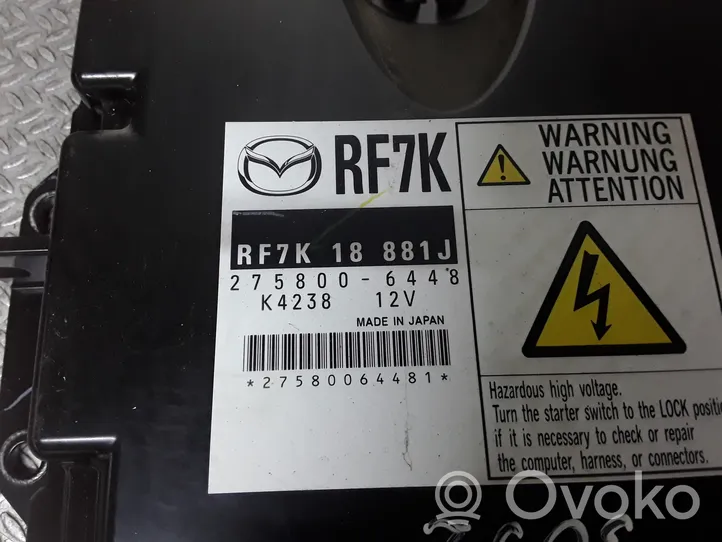 Mazda 6 Calculateur moteur ECU RF7K18881J