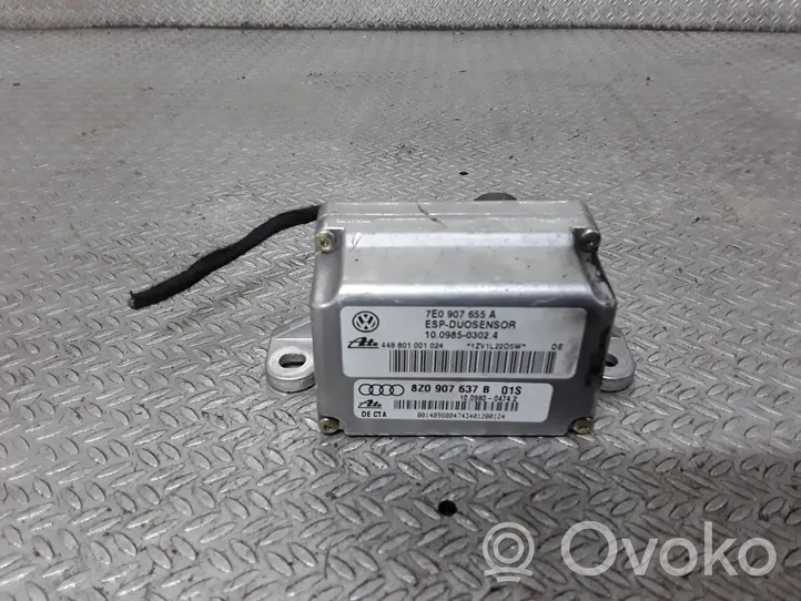 Audi A2 ESP acceleration yaw rate sensor 8Z0907637B