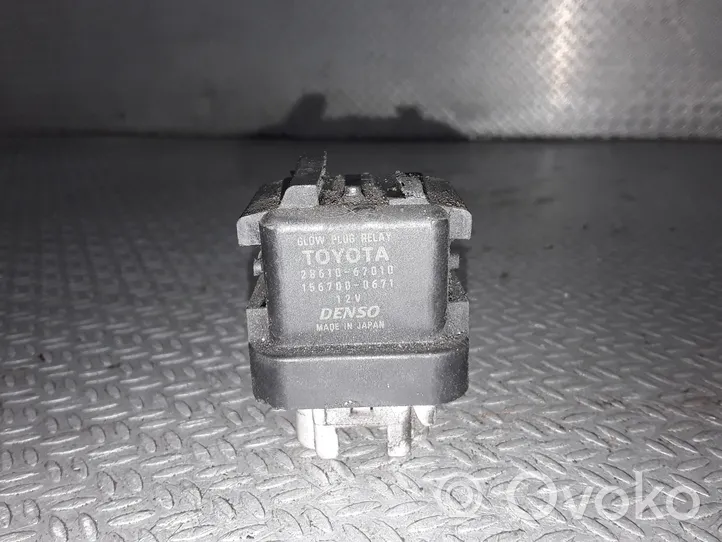 Toyota Corolla Verso AR10 Glow plug pre-heat relay 2861067010