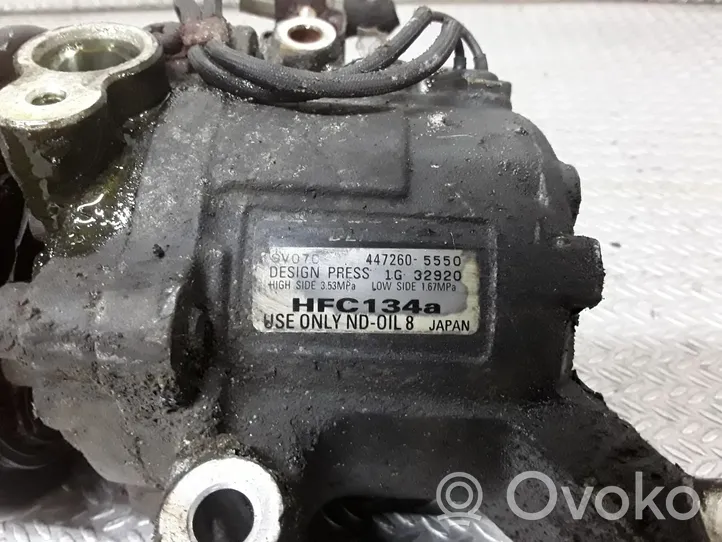 Daihatsu Sirion Compressore aria condizionata (A/C) (pompa) 4472605550