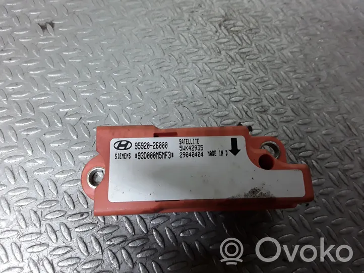 Hyundai Santa Fe Sensor impacto/accidente para activar Airbag 9592026000