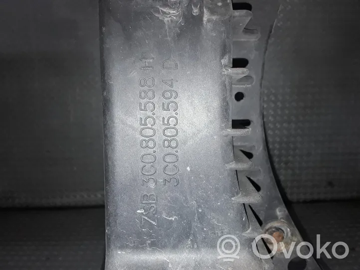 Volkswagen PASSAT B6 Radiatoru panelis (televizors) 3C0805588H