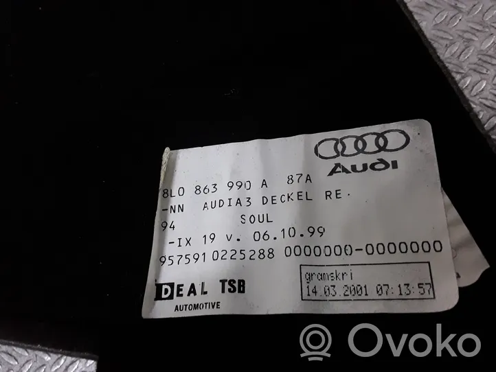 Audi A3 S3 8L Vāciņš 8L0863990A