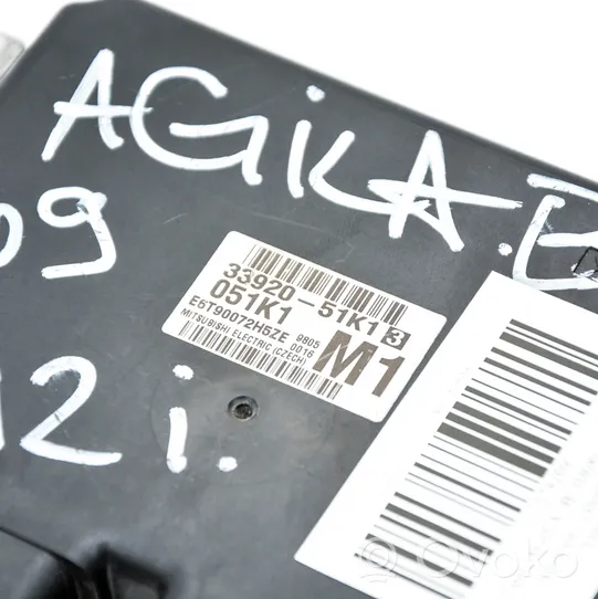 Opel Agila A Komputer / Sterownik ECU silnika 33920-51K1