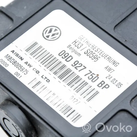 Volkswagen Touareg I Vaihdelaatikon ohjainlaite/moduuli 09D927750BP
