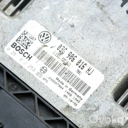 Volkswagen Jetta V Unité de commande, module ECU de moteur 03G906016HJ