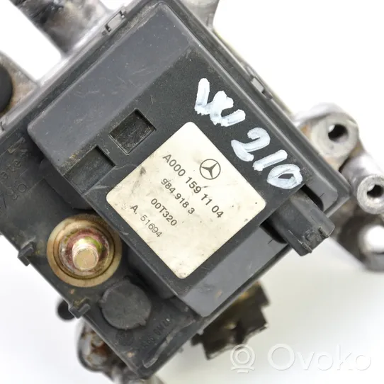 Mercedes-Benz E W210 Coolant heater A0001591104