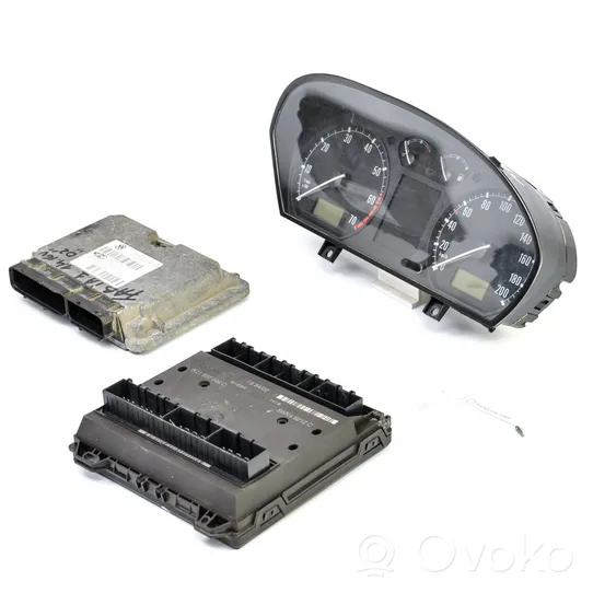 Skoda Fabia Mk1 (6Y) Komputer / Sterownik ECU i komplet kluczy 036906034CB