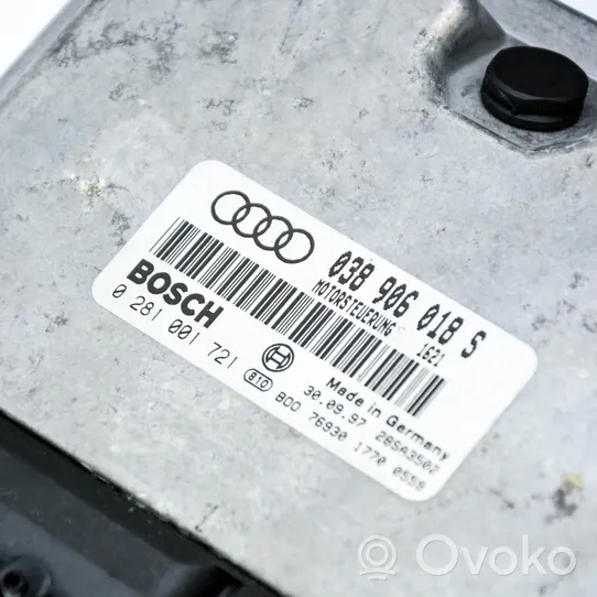 Audi A4 S4 B5 8D Kit centralina motore ECU e serratura 038906018S