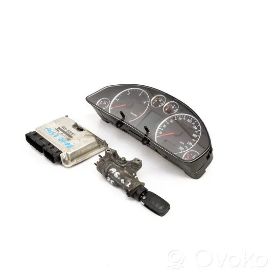 Audi A6 S6 C5 4B Juego de cerradura y set ECU del motor 4B1907401D