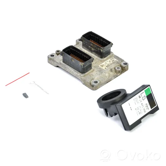 Opel Agila A Kit centralina motore ECU e serratura 09164459