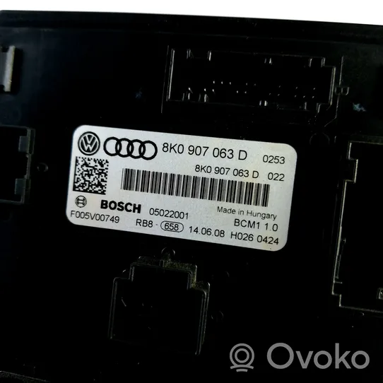 Audi A4 S4 B8 8K Komputer / Sterownik ECU i komplet kluczy 8K1907115J