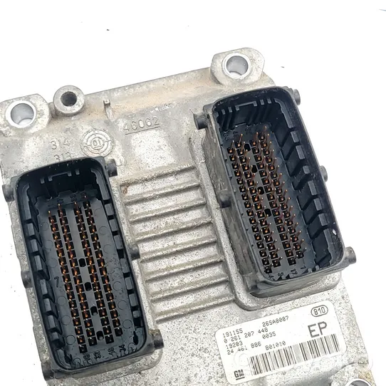 Opel Zafira A Kit calculateur ECU et verrouillage 0261207448