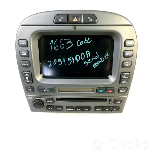 Jaguar X-Type Stacja multimedialna GPS / CD / DVD 1X4310E889GA