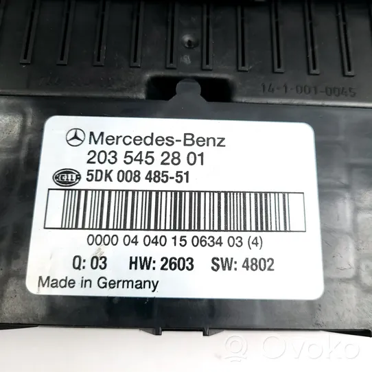 Mercedes-Benz C W203 Modulo fusibile A2035452801