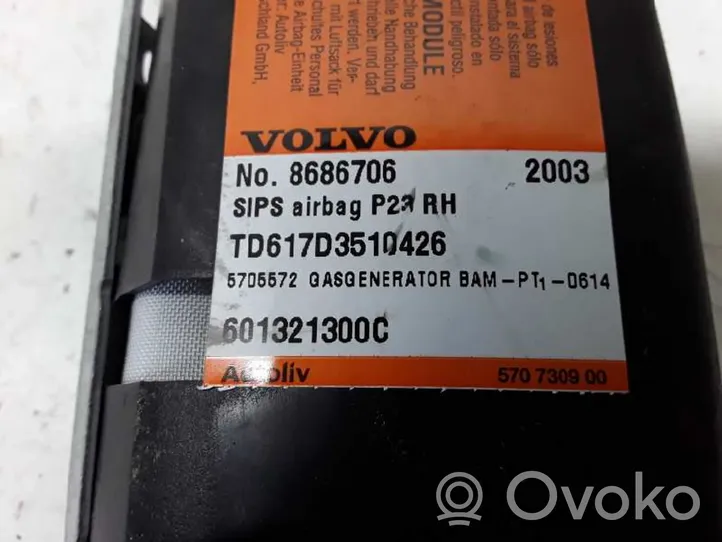 Volvo S80 Poduszka powietrzna Airbag boczna 8686706