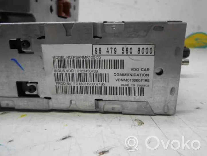 Peugeot 607 Radio/CD/DVD/GPS-pääyksikkö 964795608000