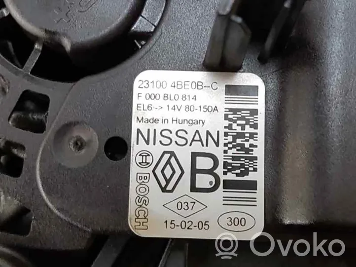 Nissan Pulsar Генератор 231004BE0B