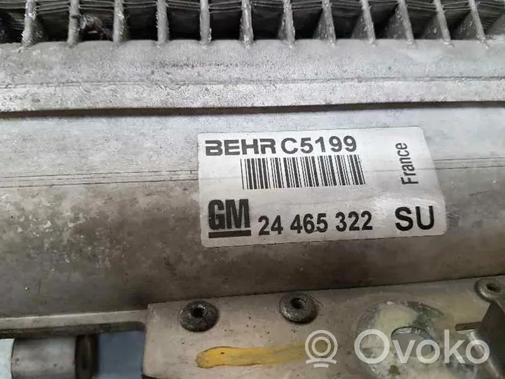 Opel Zafira A A/C cooling radiator (condenser) 24465322