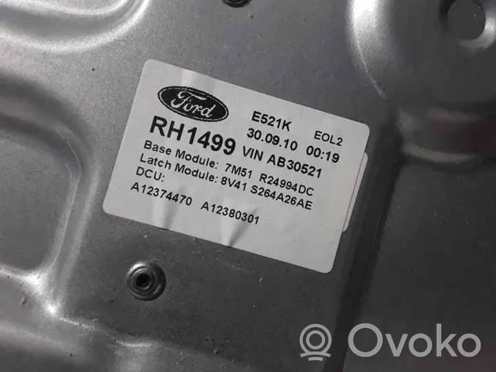 Ford Kuga I Elektryczny podnośnik szyby drzwi tylnych 8V41S264A26AE