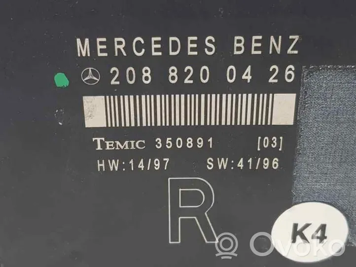 Mercedes-Benz CLK A208 C208 Autres unités de commande / modules 2088200426