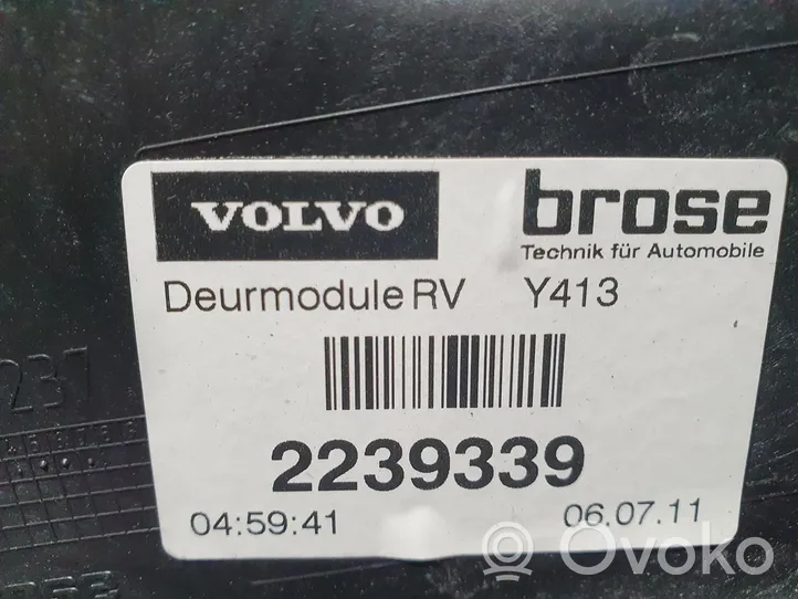 Volvo XC60 Alzacristalli elettrico della portiera anteriore 2239339