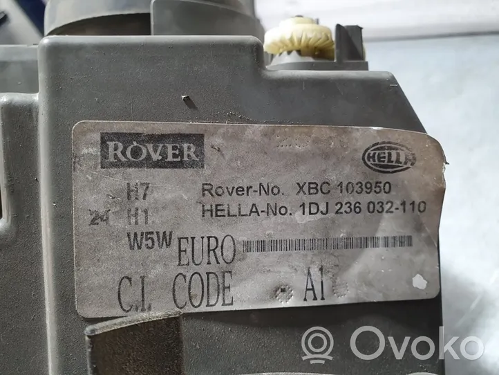 Rover 75 Phare frontale 1DJ236032110
