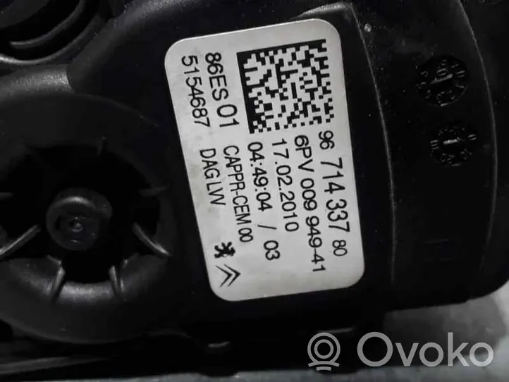 Citroen C3 Pedał gazu / przyspieszenia 9671433780