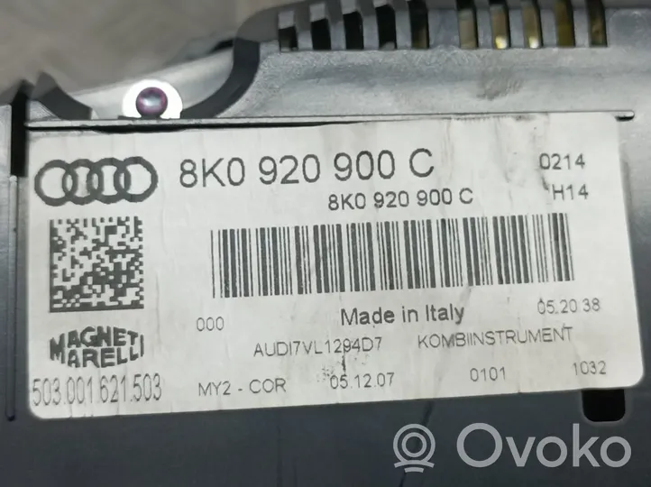 Audi A4 S4 B8 8K Спидометр (приборный щиток) 8K0920900C