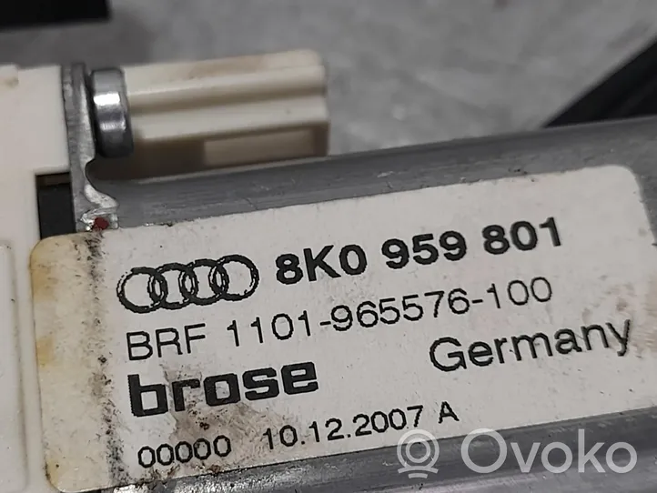 Audi A4 S4 B8 8K Alzacristalli della portiera anteriore con motorino 