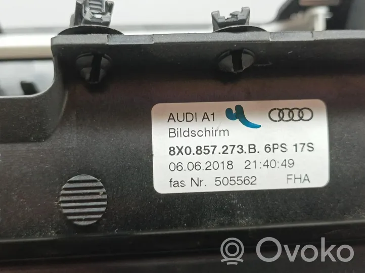 Audi A1 Radio / CD/DVD atskaņotājs / navigācija 8X0857273B
