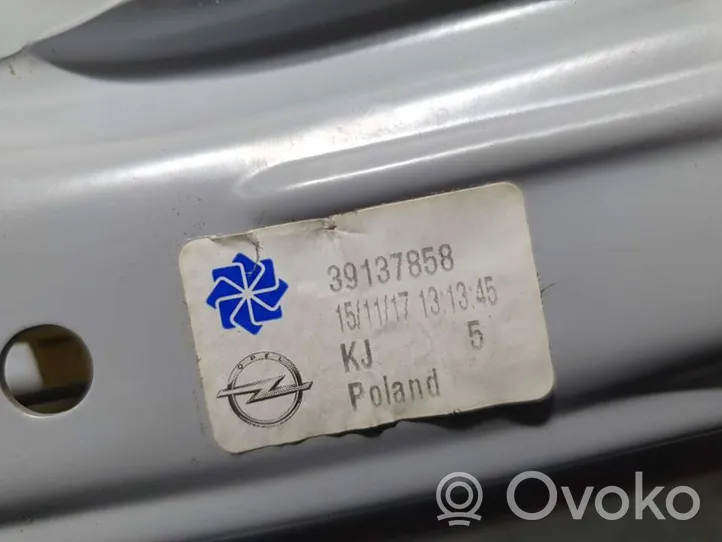 Opel Crossland X Elektryczny podnośnik szyby drzwi tylnych 39137858