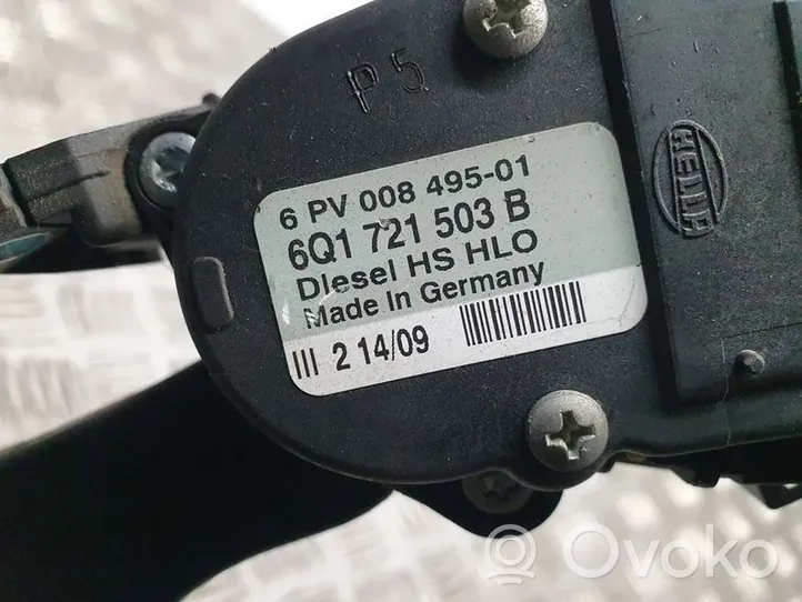 Volkswagen New Beetle Akceleratoriaus pedalas 6Q1721503B