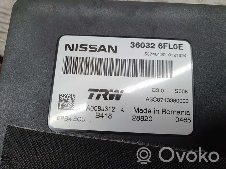 Nissan Qashqai Muut ohjainlaitteet/moduulit 360326FL0E