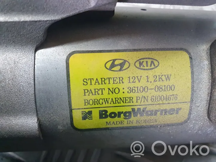 Hyundai i30 Starter motor 3610008100