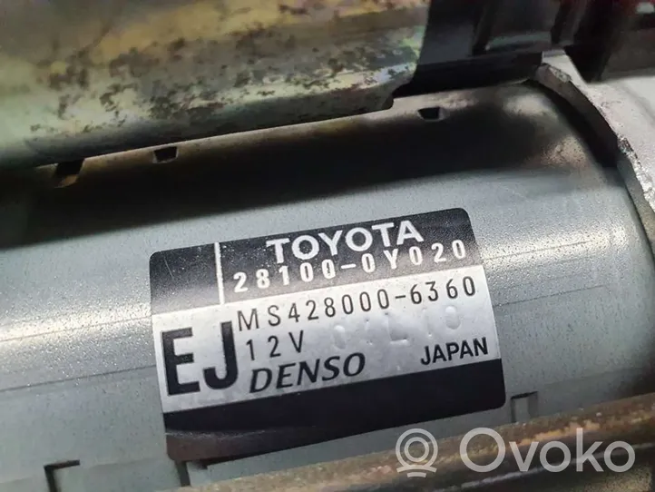 Toyota Yaris Motorino d’avviamento 281000Y020