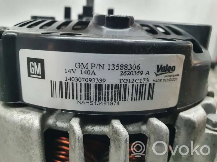 Opel Zafira C Generatore/alternatore 13588306