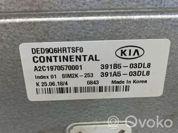 KIA Niro Calculateur moteur ECU 391B503DL8