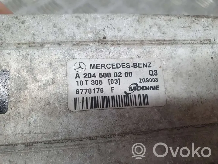 Mercedes-Benz E W212 Välijäähdyttimen jäähdytin A2045000200