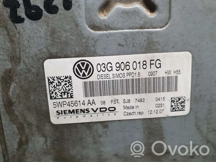 Volkswagen PASSAT B6 Variklio valdymo blokas 03G906018FG