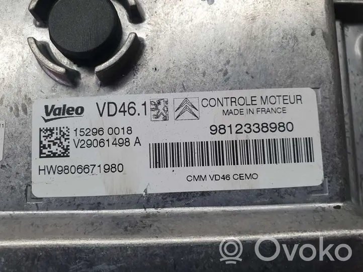 Citroen DS4 Motorsteuergerät/-modul 9812338980
