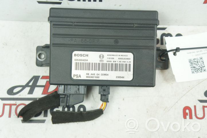 Citroen C3 Picasso Centralina/modulo sensori di parcheggio PDC 9663821680