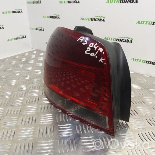 Audi A3 S3 8P Rear/tail lights 8P0945095A024S