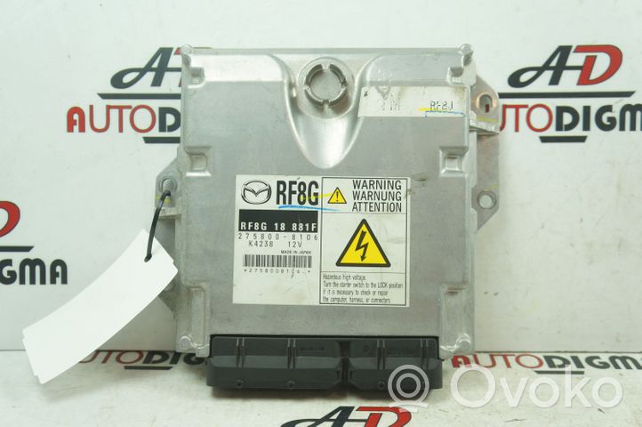 Mazda 6 Sterownik / Moduł ECU RF8G18881F