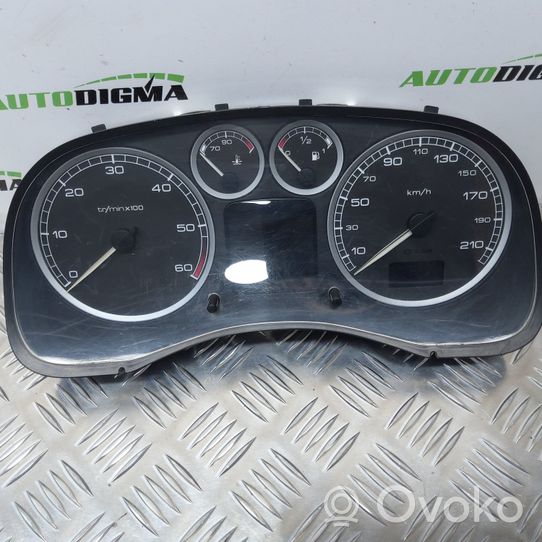 Peugeot 307 CC Tachimetro (quadro strumenti) 9636708880