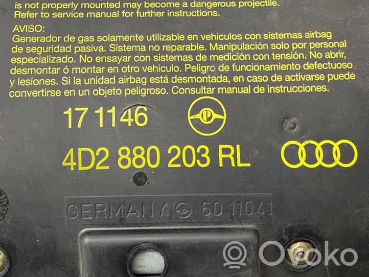 Audi A8 S8 D2 4D Airbag del passeggero 4D2880203RL