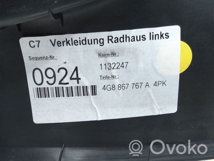 Audi RS7 C7 Takaoven kynnyksen suojalista 4G8867767A