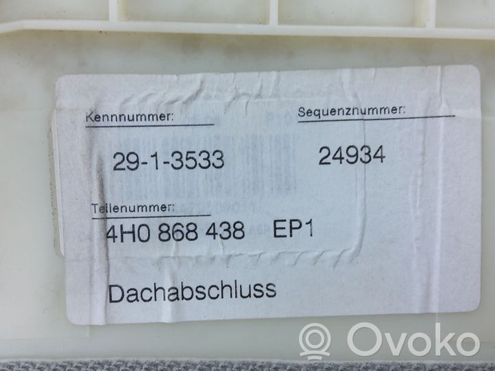 Audi A8 S8 D4 4H Rivestimento montante (D) (superiore) 4H0868438